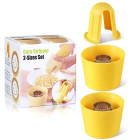 Tatida 725683982497 2 Sizes Corn Peeler - Stripper For On The Cob Cutter With Saf