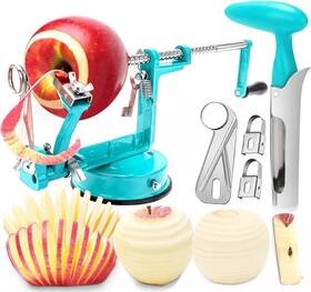 Taapc-bl-03 Tatida Apple Peeler Corer 5 In 1 Slicer With Blue