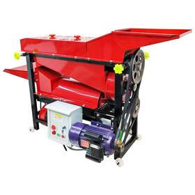 021554 Techtongda Electric Dry&wet Corn Husking Threshing Machine 220v 2800r/min Sheller