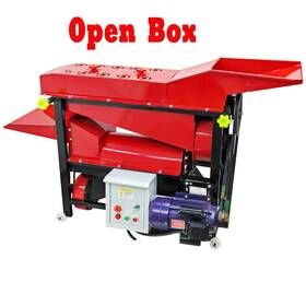 021554-open Techtongda Open Box Dry&wet Corn Husking Threshing Machine Sheller And Thresher 220v