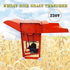 021h558p Techtongda 220v Rice Bean Corn Hulling Peeling Machine 400-600kg/h Wheat Thresher 3kw