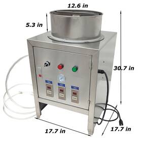 022737 Techtongda 110v Commercial Fully Automatic Pneumatic Garlic Peeling Machine Peelers Slicers