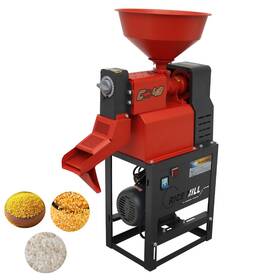 14-239765 Techtongda 220v Rice Milling Machine Millet Peeler Crusher Sheller 130-170kg/h 1.8kw