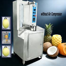 170227 Techtongda 110v Commercial Automatic Pineapple Fruit Peeling Machine Without Air Compressor