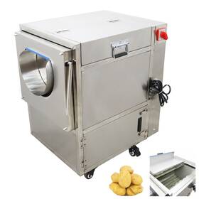33-033176 Techtongda 110v Multi-function Rolling Peeler Brush Roller Cleaning Machine Capacity 12kg