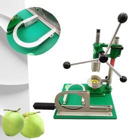 44-056702da Techtongda Desktop Manual Coconut Peeling And Opening Tool 3-handle For Kitchen Peelers