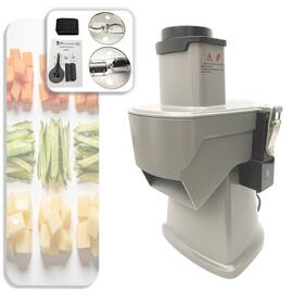 M053166 Techtongda 110v Commercial Desktop Fruit/vegetable Cutter Slicer Dicer Shredder 220w