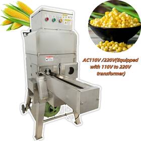M056776 Techtongda 110v/220v 2kw Commercial Corn Kernel Separator Thresher Fresh Sheller