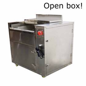 Ob-033203 Techtongda Open Box 110v 40kg Brush Type Automatic Rolling Peeler Roller Cleaning Machine