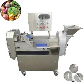 Sumai056758 Techtongda 110v Fruit Vegetable Slicing/shredding/dicing Double Head Variable Frequency