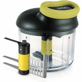 K1321324 Tefal Manual Chopper 5 Seconds 900 Ml Blades Pur E Chop Cutting Mi