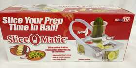 5195-6 Telebrands Kitchen Slicer For Fruits Vegetables In Seconds Multifunctional Slice-o-matic