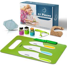 Teroit 197644218035 Complete Kids Set For Real Cooking Toddler Childproof 11 Pcs