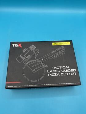 Tgx 847509003190 Think Geek Tactical Laser Guided Pizza Cutter Open Box Works