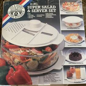 The Salad Maker 073287688063 Vtg Doozy In Kitchen Super Server Set Grating Shred Cake Storage Tray