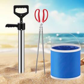 Jyd-threlaco-2343 Threlaco Shrimp Pump Set Mantis With 9 L Folding Bucket And Stainless Steel F