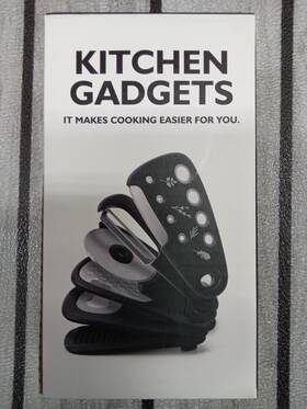 Tika 017222712840 6 Ps Kitchen Gadgets Set Space-saving Tool-cheese Grater Bottle Opener Peeler