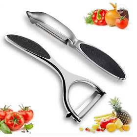 Tika 715450046798 Stainless Steel Peelers Ergonomic Non-slip Handles For Fruits Vegetables