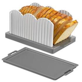 3-slice Titpop 752700007123 Bread Slicer For Homemade Thickness Slicing Guide Gray