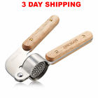 Tjndajidmh General Stainless Steel Garlic Press Crusher Squeezer Masher Nut