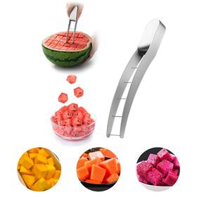 Tkmars 265153430997 Watermelon Cutter Slicer Tool Stainless Steel Cutting Into Cubes W
