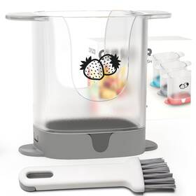 Ohsx083 Tmedw Upgrade Fruit Slicer Multifunctional Strawberry With Cleaning Brush