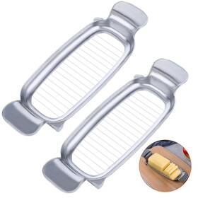 Am554090 Tobeelec 2 Pcs Butter And Cheese Slicer Stainless Steel Multipurpose Food