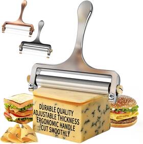 Topulors 445003949988 Wire Cheese Slicer Stainless Steel Handheld Cutter For Mozzarell