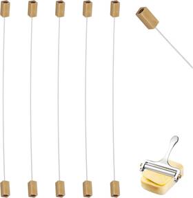 Topulors 445006493402 5-pack Stainless Steel Cheese Slicer Cutter Replacement Wires - Perfect For S