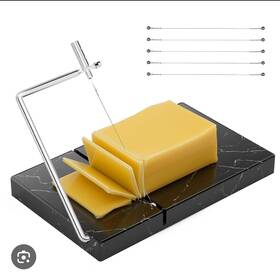 Topulors 445044142171 Cheese Slicer - Cutter With 5 Replacement Upgrade Thick Cutting Wires H