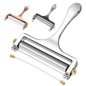 Topulors 652267593346 Wire Cheese Slicer Stainless Steel Handheld Cutter For Mozzarella Cheddar