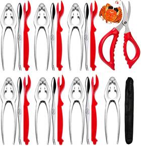 Torinalital 605243718875 21-piece Crab Cracking Tools Includes 7 Crackers 6 Lobster Shell Knife