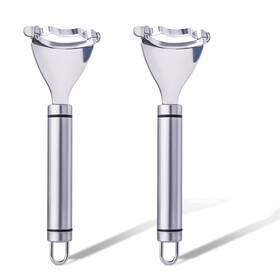 Z01001 Toymis 2pcs Corn Peelers For On The Cob Planer Premium Stainless Steel Stripper Kernel
