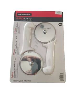 80010 Tramontina 80010/049 2 Pack 4-inch Proline Pizza Cutters Nsf Commercial Grade