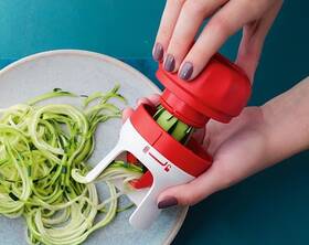 10149498382 Tupperware Handy Spiralizer - Zoodles Spiral Veggies Squash Zucchini Healthy Fun