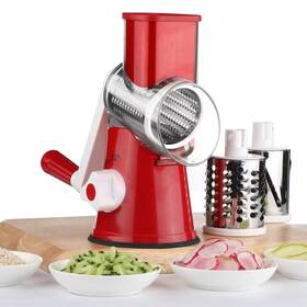 Turbo-roofinds 313115261205 1pcs Vegetable Cutter And Slicer Manual Kitchen Cheese Chopper Machine With 3 Shar