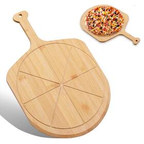 X12.2 Tvorvik 724164749482 Bamboo Pizza Peel - 18.5 Inch With 12 Cutting Board Paddle Sp