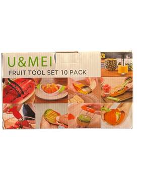21602 U&mei Fruit Tool Set 10 Pack