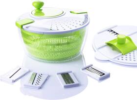 Ufx0001 Ufingo 7 In 1 Multifunction Kitchen Gadget Set 4l Salad Spinner Vegetable Dryer Grater