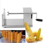 Unbranded Potato Stainless Steel Spiral Slicer Twisted French Fry Vegetable Cutter 813373019643