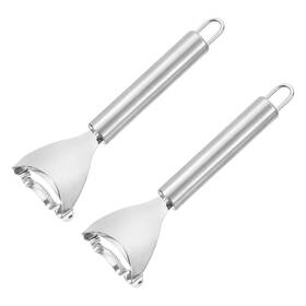 S24022300ux5463 Unique Bargains 2pcs Corn Cob Peeler Stainless Steel Stripper Tool Remover Silver