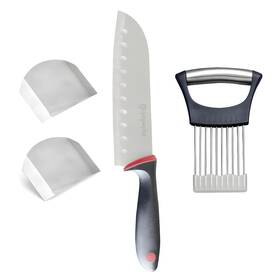 Uniqueplus 199284618930 Stainless Steel Onion Slice Holder Slicer And Chopper Finger