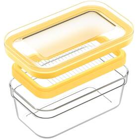 Univivo 331816219890 280g Butter Slicer Cutter And Airtight Container For Fridge 2-in-1 P