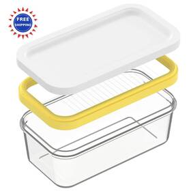 Bd01 Univivo Butter Slicer Cutter With Storage Container Stick Dish Fridge Easy Small
