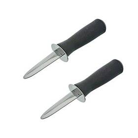 Update International 755576015223 Pack Of 2 - Commercial Oyster Knife Shucker Knives Opener Clam Kn