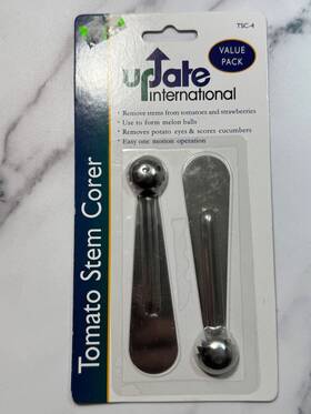 Tsc-4 Update International Pack Of 2 Strawberry Tomato Stem Leaves Huller Remover Fruit Kitchen Corer Tool