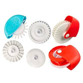 Uptuoli 825815764554 Pastry Wheel Decorator And Cutter 6pcs Pie Roll Cru