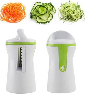 Spiralizer-3in1 Uptuoli Vegetable Spiralizer Zucchini Noodle Maker S