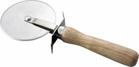 Usa 313040691634 4-inch Diameter Blade Pizza Cutter With Wooden Handle