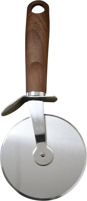Imu-73040 Usa 3.5 Inch Woodlook Pizza Wheel Cutter With Sharp Stainless Steel Blade